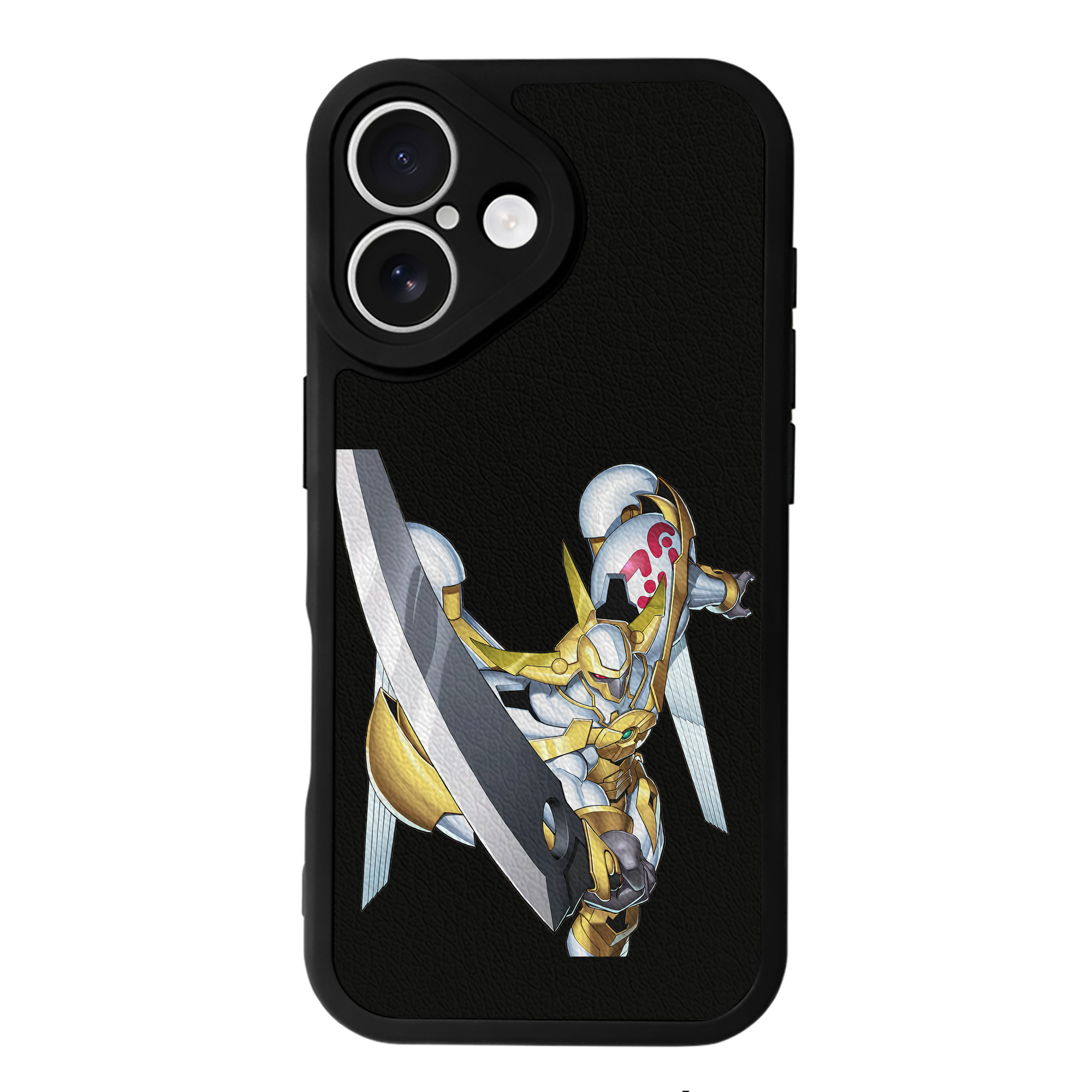 （画像用） 遊☆戯☆王 Yu-Gi-Oh! 【iPhone 16シリーズ対応】シリコンスマホケース（レザー調） 材質：シリコン